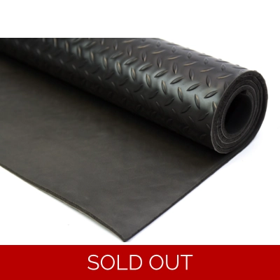 Black Camper Van Car Flooring Insulation and Sound Proofing Material 1.5m² Floorflex